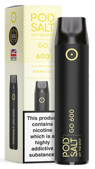 POD SALT GO600 Disposable Pod Device 460mAh (Banana Ice 2% Nicotine)